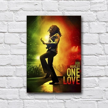 Дерев’яний постер фільму «Боб Марлі: One Love» 210х297 мм