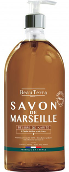 Рідке мило для тіла BeauTerra Savon de Marseille Beurre de Karité 1000 мл (3401360094536)