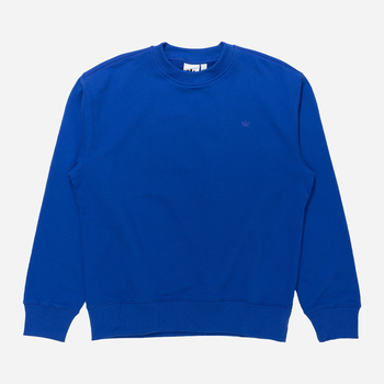 Bluza bez kaptura męska oversize Adidas Adicolor Contempo Crew Sweatshirt IC8080 L Niebieska (4066749499884)