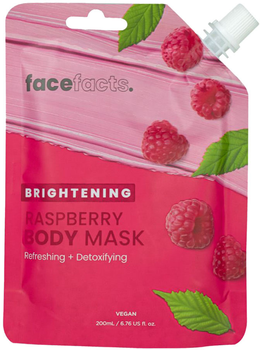 Maska do ciała Face Facts Brightening Raspberry Body Mask odświeżająca 200 ml (5031413928747)