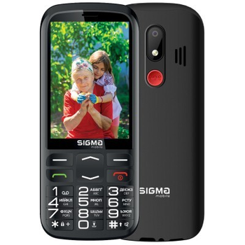 Мобільний телефон Sigma Comfort 50 Optima Type-C чорний