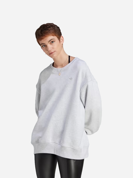 Bluza damska bez kaptura oversize Adidas Premium Essentials Made To Be Remade Sweatshirt W "Grey" IL0827 S-M Szara (4066763092580)