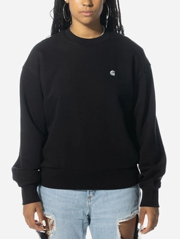 Bluza damska bez kaptura oversize Carhartt WIP Casey Sweatshirt W "Black" I032643-0M4XX XS Czarna (4064958626060)