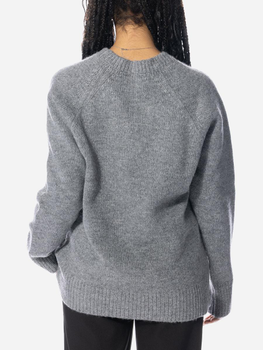 Pulower damski Olaf V-Neck Oversized Sweater WMN "Heather Grey" W140710-HEATHER-GREY XS Szary (8720104770426)