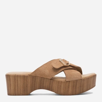 Женские шлепанцы кожаные Lasocki DOLTO WI30-423198 5904862832753 37 23.3 см Коричневые (5904862832807)