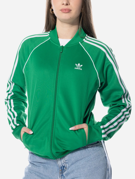 Спортивна кофта жіноча Adidas Adicolor Classics SST Track Jacket W "Green" IK4030 S Зелена (4066761237532)