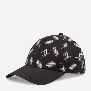 Czapka z daszkiem Puma Core Academy AOP Cap 2367501 One Size Czarna (4064536407883)