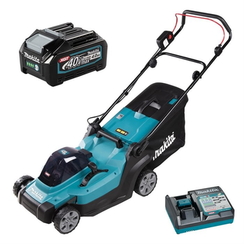 Газонокосилка аккумуляторная Makita LM004GM103 (43 см, 20-75 мм, 50 л, BL, XGT)