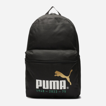 Рюкзак спортивний тканинний вміщує формат А4 Puma Phase 75 Years Celebration 9010801 Чорний (4099683457153)