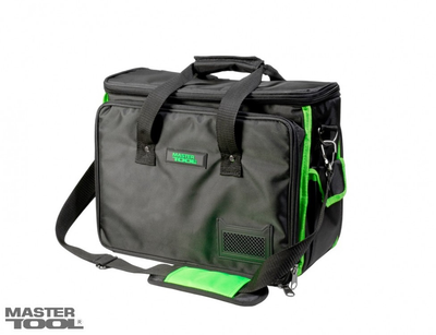 Сумка для інструментів MasterTool GM розкладна 400*180*310 мм, 1 680 DEN, 30 кишень, посилене дно, знімний ремінець (Арт.: 79-1936)