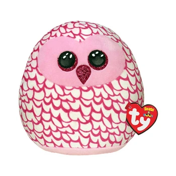 Мягкая игрушка Ty Squish-a-Boos Розовая сова Pinky 20 см (39300)