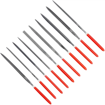 Zestaw pilników iglaków Yato 3 x 140 x 65 mm 10 szt (YT-6163)
