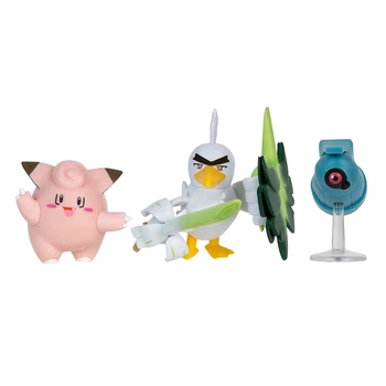 Набор фигурок W18 Clefairy, Beldum, Sirfetchd