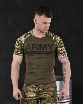 Тактична чоловіча футболка Army XL олива+піксель (85606)