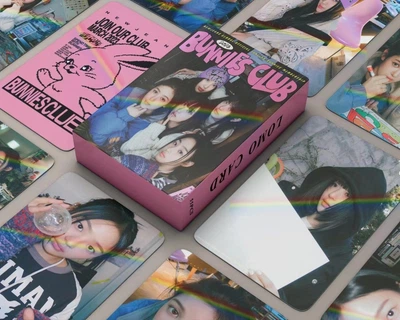 Голографические Карточки newjeans к-поп K-POP lomo card карточки нью джинс - Bunnies Club - 55 шт