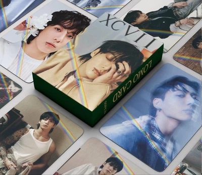 Голографические карточки bts K-POP lomo кейпоп карты к поп Бтс Бантан картки - Jungkook - 55 шт