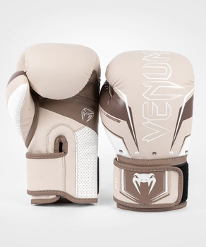 Боксерські рукавички Venum Elite Evo Boxing Gloves - Sand (VENUM-04260-040-12oz)