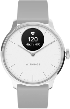 Смарт-годинник Withings ScanWatch Light White (HWA11-model 3-All-Int)