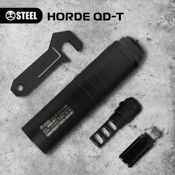 Глушитель STEEL HORDE QD-T SMALL 223 1/2*28