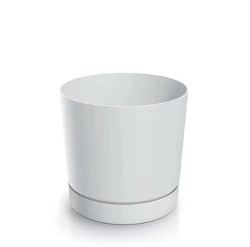 Горшок для цветов Prosperplast Tubo P 24 см. Белый (DPOP240-S449)