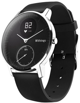 Smartwatch Withings Activite Steel HR Czarny (HWA03-36black-All-Inter)