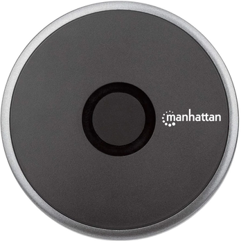 Бездротовий зарядний пристрій Manhattan 10W Fast-Wireless Charging Pad  Чорний (766623102186)