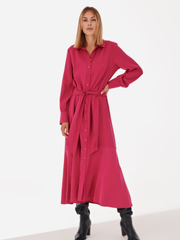 Плаття-сорочка міді осіннє жіноче Tatuum Matylda T2118.411 34 Фуксія (5900380934986)