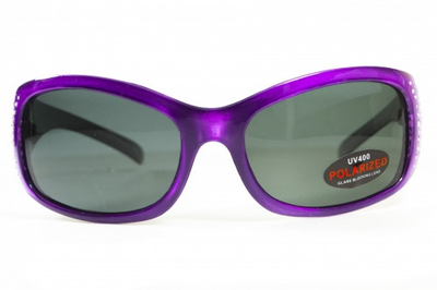 Окуляри поляризаційні BluWater Biscayene Purple Polarized (gray) сірі