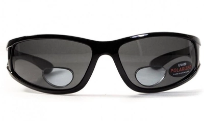 Бифокальные поляризационные очки BluWater Bifocal-3 (+3.0) Polarized (gray) серые