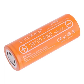 Аккумулятор 26700 LiitoKala Lii-40E 4000 mAh 3.2V