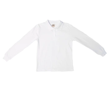 Поло с длинным рукавом для мальчика Sahin 0020 152 см Белый