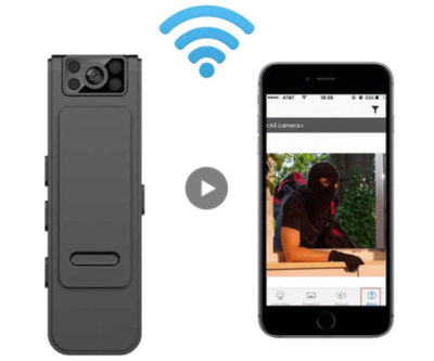 Боди камера - нагрудный WiFi мини видеорегистратор