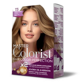 Фарба для волосся Master Colorist 7.3 Лісовий горіх Лівеста 2x50 мл+2x50 мл+10 мл