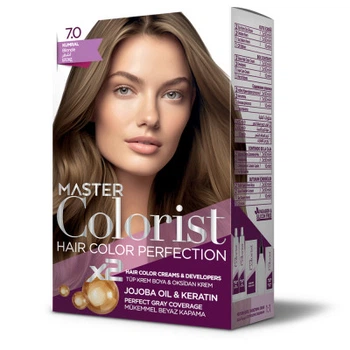 Краска для волос Master Colorist 7.0 Натуральный русый 2x50 мл+2x50 мл+10 мл