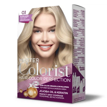 Краска для волос Master Colorist 0.1 Платиновый Блонд, 2x50 мл+2x50 мл+10 мл