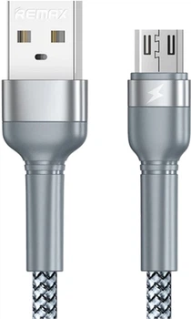Кабель Remax Jany Series USB to Micro-USB Silver (RC-124m)