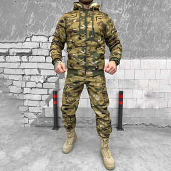 Мужской зимний костюм "Splinter" softshell на мехе / Теплая Куртка + Брюки мультикам размер M