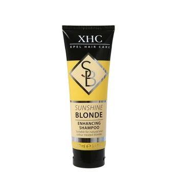 Зміцнюючий шампунь XPel Sunshine Blonde для натуральних і фарбованого світлих волосся 250мл