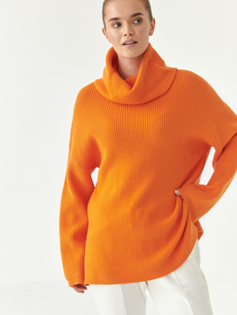 Sweter z golfem damski Tatuum MENSA T2219.092 XL Pomarańczowy (5900142181894)