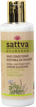 Odżywka do włosów Sattva Herbal Hair Conditioner Jasmine & Aloevera 210 ml (8904114604050 / 5903794180550)