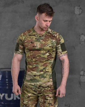 Тактическая мужская потоотводящая футболка M мультикам (85688)
