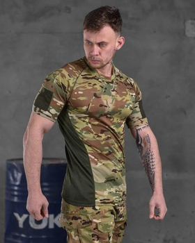 Тактическая мужская потоотводящая футболка L мультикам (85688)