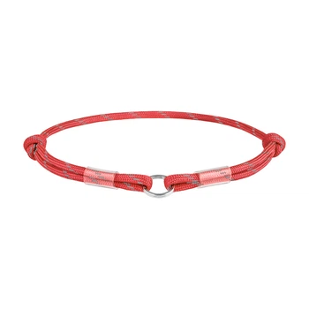 Амуниция Collar WAUDOG Smart ID Шнурок из паракорда для адресника, светоотражающий, красный S (z60383)