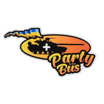 M-Tac наклейка Party Bus Large Yellow/Orange