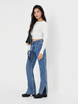 Jeansy regular fit damskie