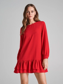 Сукня міні осіння жіноча Sinsay 3565F-33X M Червона (5904116774112)