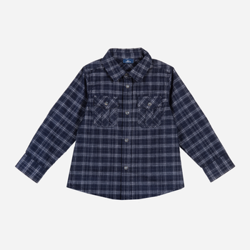 Дитяча сорочка для хлопчика Chicco 09054550000000 104 см Темно-синя (8054707881990)