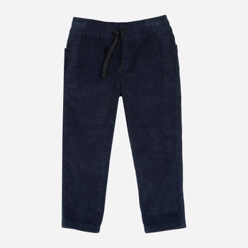 Детские вельветовые брюки для хлопчика Chicco 09008354000000 98 см Темно-сині (8054707906150)