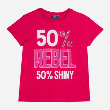 Дитяча футболка для дівчинки Chicco 09067157000000 98 см Темно-розовая (8054707961067)