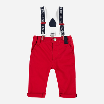 Spodnie dziecięce dla chłopca Chicco 09008225000000 80 cm Czerwone (8054707832473)